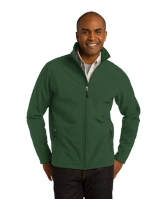  Men's Port Authority Core Soft Shell Jacket in Forrest Green Main Image